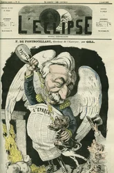 F. de Fontbouillant, direttore di Epargne. Copertina in "L