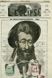 Guyot-Montpayroux, politico francese. Copertina in 