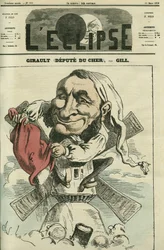 Jean Girault (1825-1909), mugnaio e politico francese. Copertina in "L