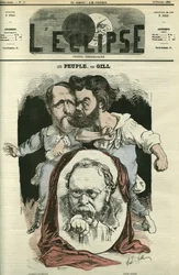 I popoli, con Clément Duvernois (1836-1879), Pierre-Joseph Proudhon (1809-1865) e Jules Vallès (1832-1885), scrittori e politici. Copertina in «L