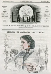 Ritratto di Adelina e Carlotta Patti, cantanti d