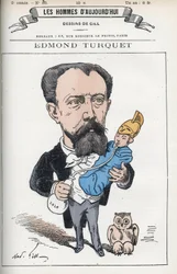 Ritratto di Edmond Henri Turquet, politico francese