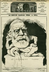 Ritratto di François-Vincent Raspail, chimico, medico e politico francese. Copertina di "L
