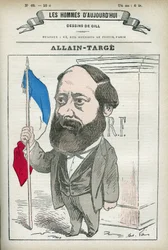 Ritratto di François Allain-Targé (1832-1902), avvocato, magistrato, giornalista e politico francese, fu Ministro dell