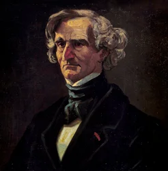 Ritratto di Hector Berlioz (1803-1869), compositore francese (dettaglio)
