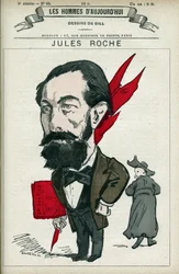 Ritratto di Jules Roche (1841-1923), politico francese, fu deputato e ministro del commercio e dell