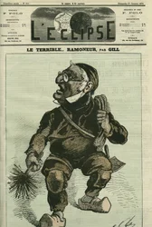 Il terribile camino, Adolphe Thiers (1797-1877), storico e statista francese. Copertina in “L
