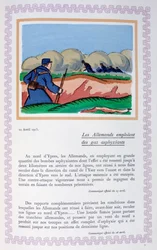 I tedeschi usano il gas cloro, Ypres, 22 aprile 1915