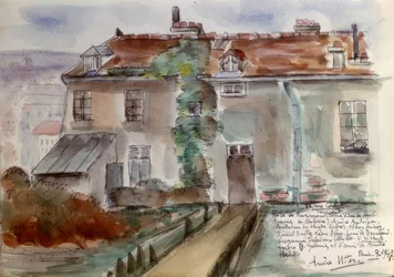 Parigi, Casa 12 Rue Cortot