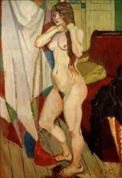 Suzanne Valadon si pettina