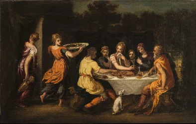 Lot intrattiene gli angeli