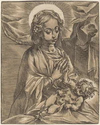 Madonna con Bambino, 1591-93