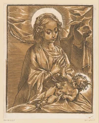 Maria adora il Bambino Gesù