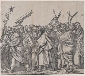 Sezione F: Santi che tengono croci, libri e armi, da Il Trionfo di Cristo, 1836