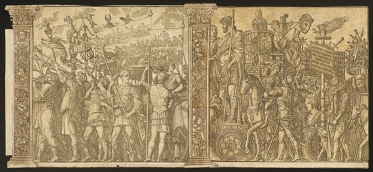 Il trionfo di Giulio Cesare [n.1 e 2 più 2 colonne], 1599