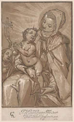 La Vergine con il Bambino e San Giovanni Battista