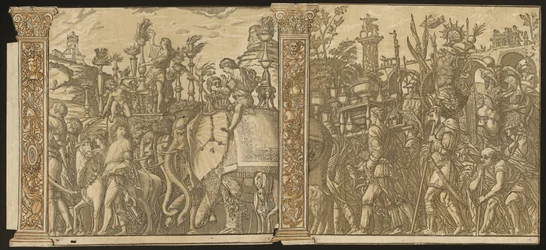 Il trionfo di Giulio Cesare [n.5 e 6 più 2 colonne]