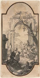 Arco trionfale e figure