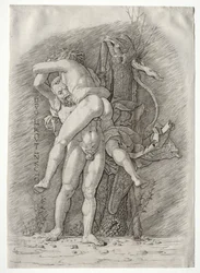 Ercole e Anteo, 1400