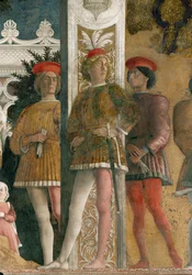 Lodovico II Gonzaga e famiglia (affresco)