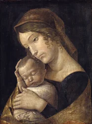 Maria con il Bambino addormentato