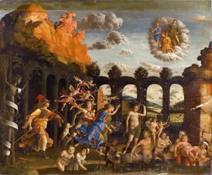 Minerva scaccia i vizi dal giardino della virtù