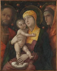La Sacra Famiglia con santa Maria Maddalena