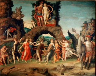 Il Parnaso (Apollo e le nove muse)