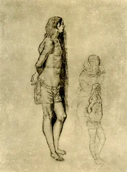 Studio su San Sebastiano per il dipinto a Bergamo
