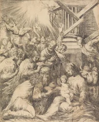 Adorazione dei Magi, ca. 1553-60