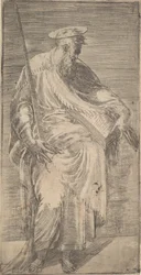 San Paolo con una spada e un libro, da Cristo e gli apostoli, 1540-63