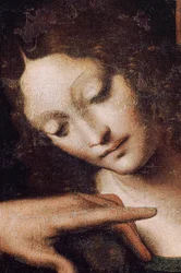 Abbazia (Abdij van Tongerlo). Dipinto. Ultima Cena. 1506-1507. (dettaglio)
