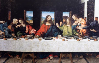 Abbazia (Abdij van Tongerlo). Ultima Cena. 1506-1507. (dettaglio)