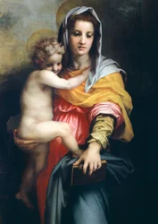 Madonna con bambino (dettaglio)