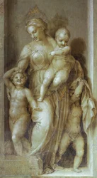 Rappresentazione della carità (dettaglio)