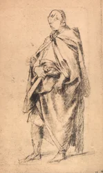Studio di una figura maschile
