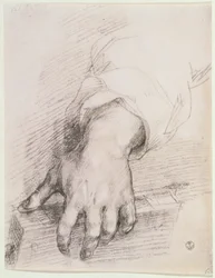 Studio di una mano per la Madonna dell