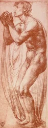 Studio di una figura maschile