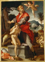 Il sacrificio di Isacco (olio su tavola)