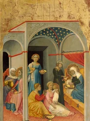 La natività della Vergine, c. 1400-1405