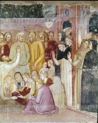 San Pietro Martire guarisce la paralizzata Anna