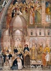 Trionfo della Chiesa, Chiesa militante e trionfante Titoli alternativi:  Allegoria della Chiesa attiva e trionfante e dell