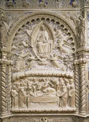 Tabernacolo, dettaglio che mostra la morte e l