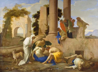 Tobia che seppellisce i morti, 1640s