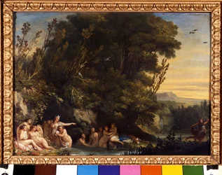 Diana e Atteone. Dipinto di Andrea Appiani (1754-1817) Milano