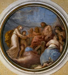Tondo dipinto da Andrea Appiani, Villa Reale, Monza