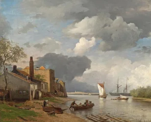 A. Achenbach, Tempo che si schiarisce