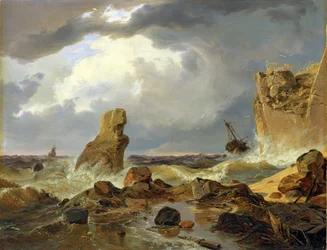 Surf su una costa rocciosa