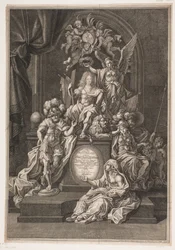 Composizione allegorica con Christian Gyldenløve