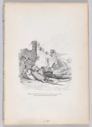Quando dormiva al sole... da Scene della vita privata e pubblica di..., ca. 1837-47